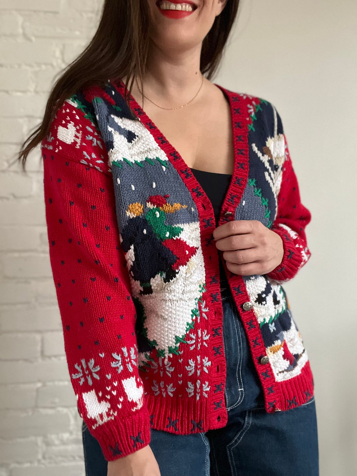 Let it Snow Knit Sweater - M/L