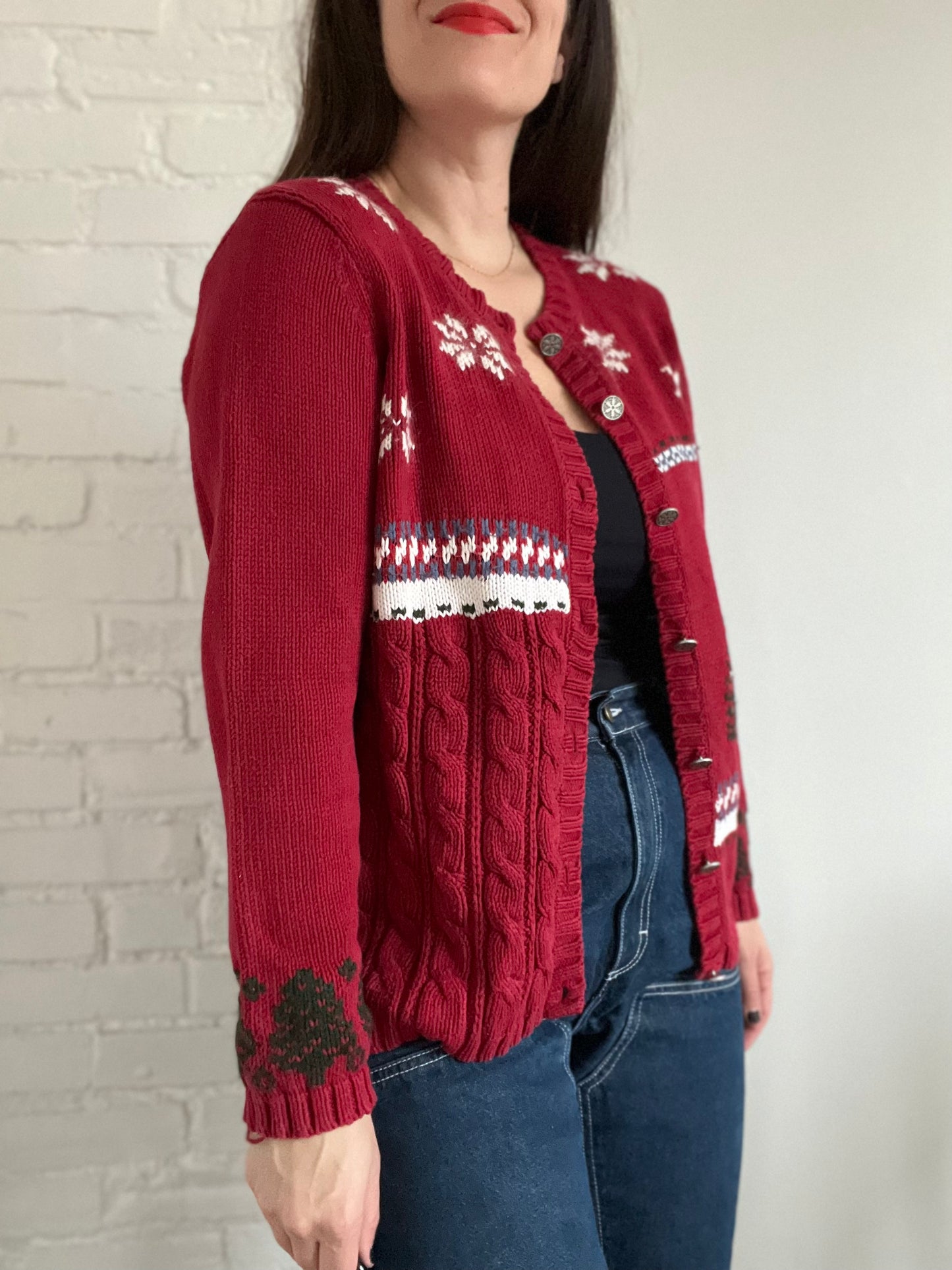 Vintage Northern Reflections Cardigan - M/L