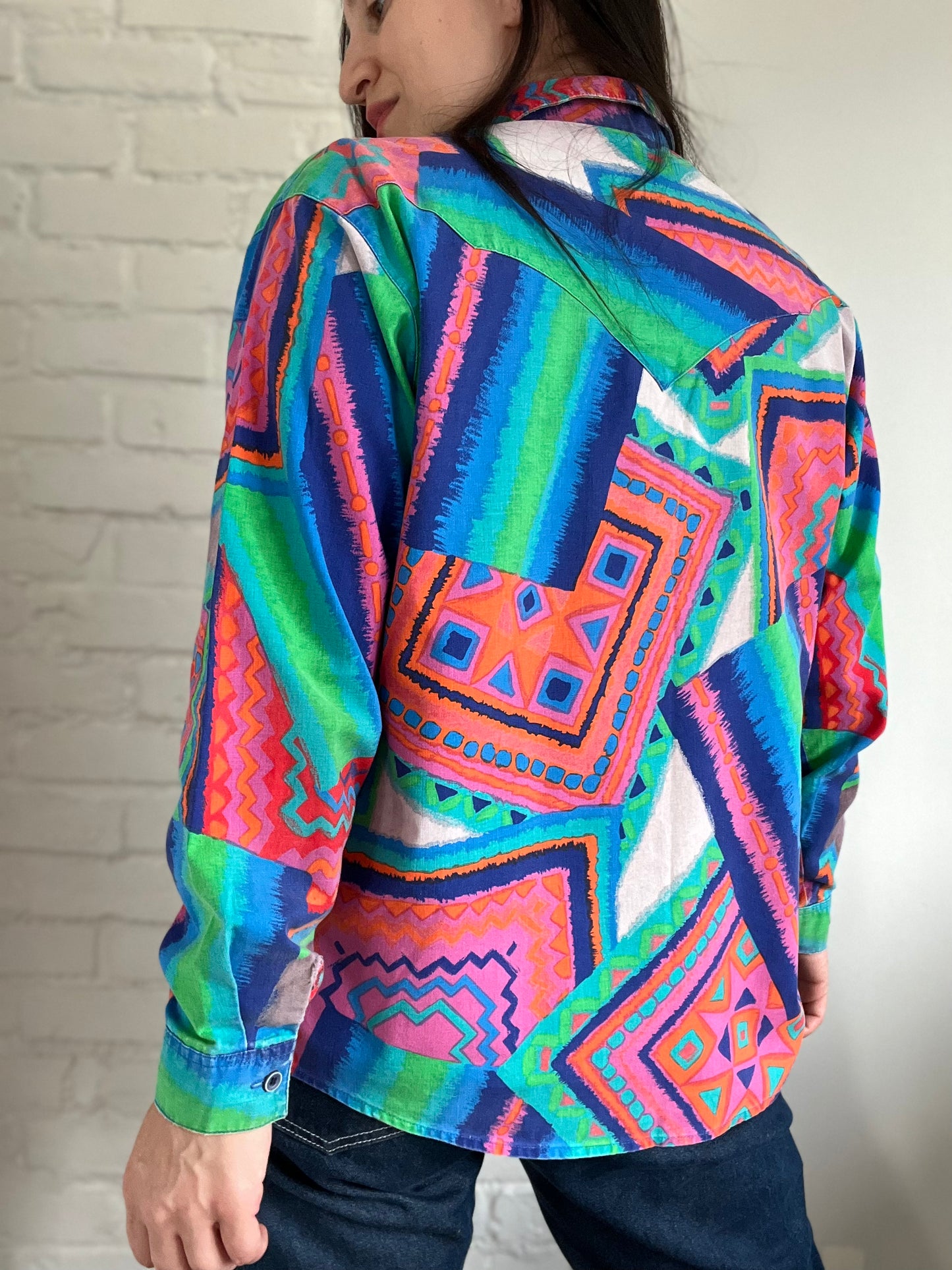 Southwestern Wrangler Shirt - Size M/L