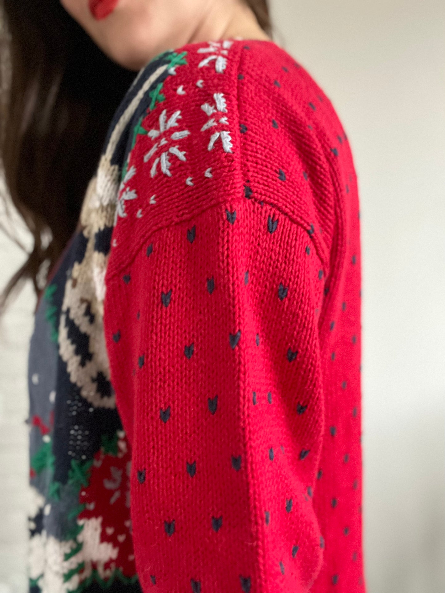 Let it Snow Knit Sweater - M/L