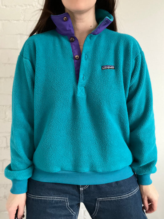 Retro Patagonia Fleece Synchilla - L
