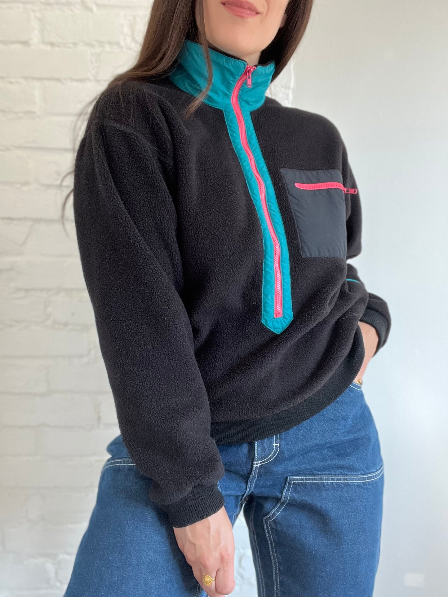 Vintage 90s OG Neon Patagonia Fleece - Size S/M