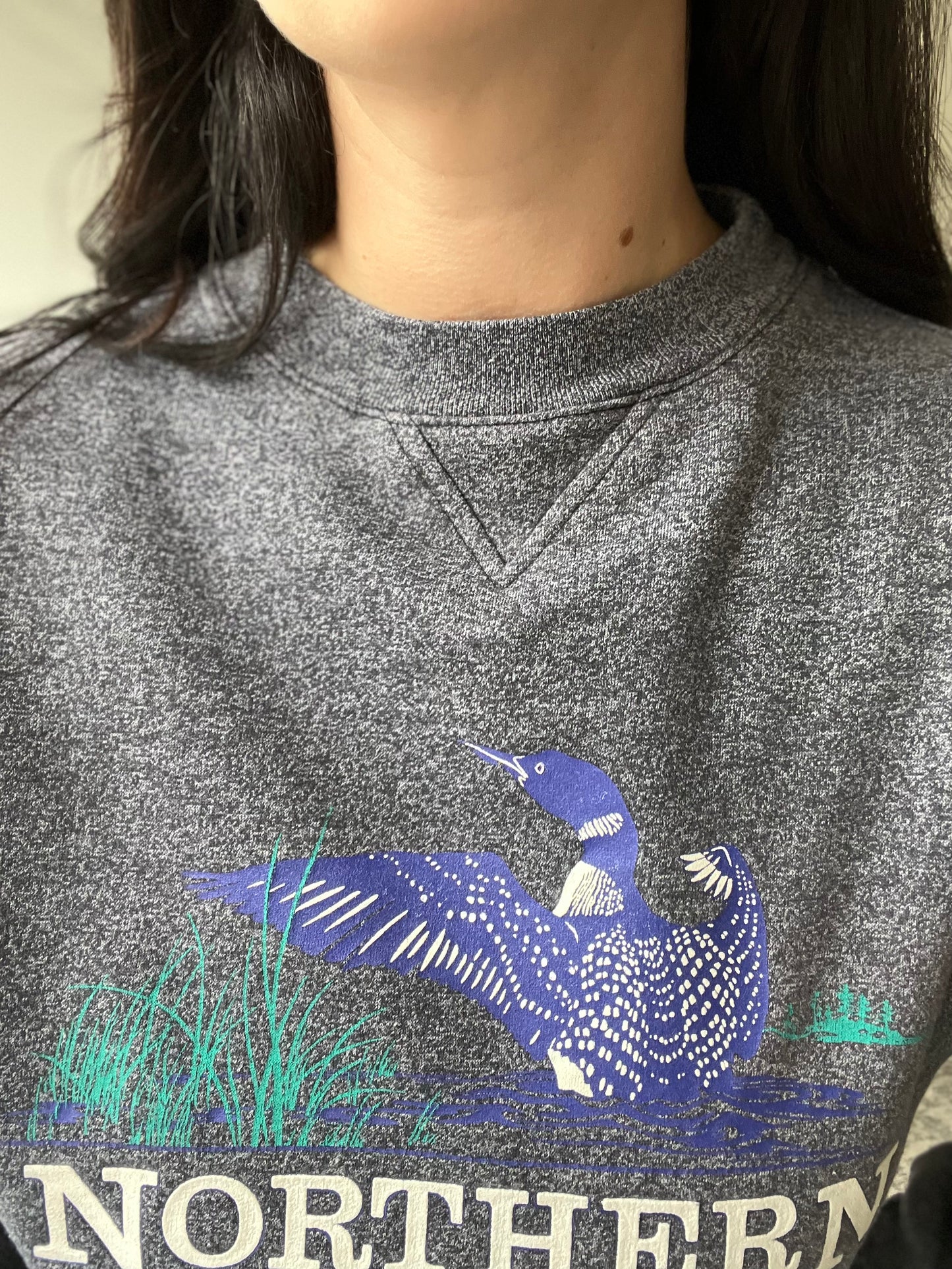 Northern Reflections Loon Crewneck - Size M/L