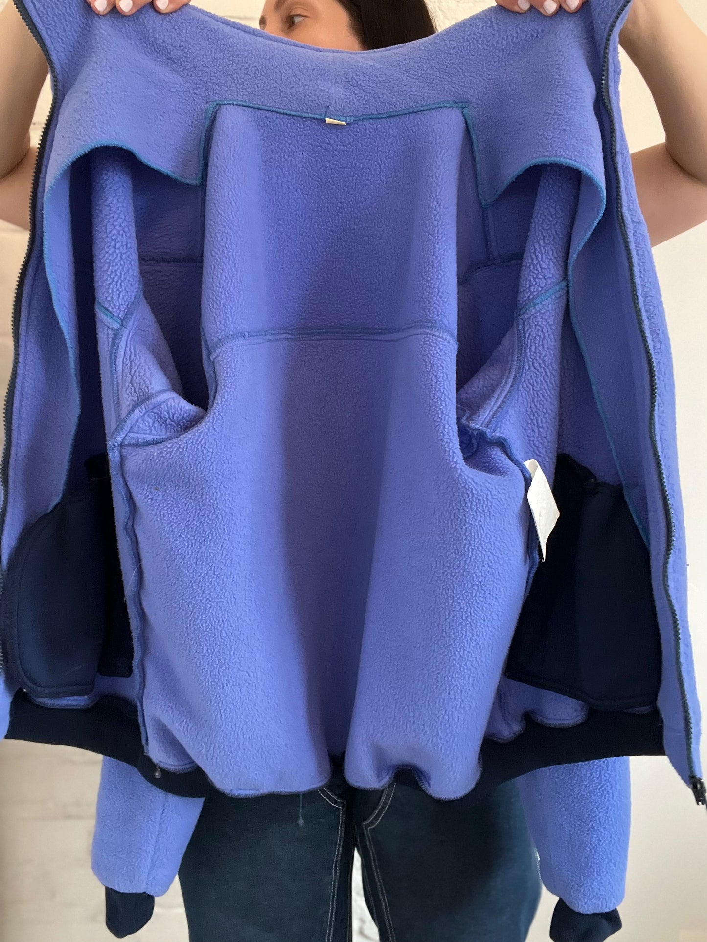 Purple Patagonia Fleece Zip Up - Size L