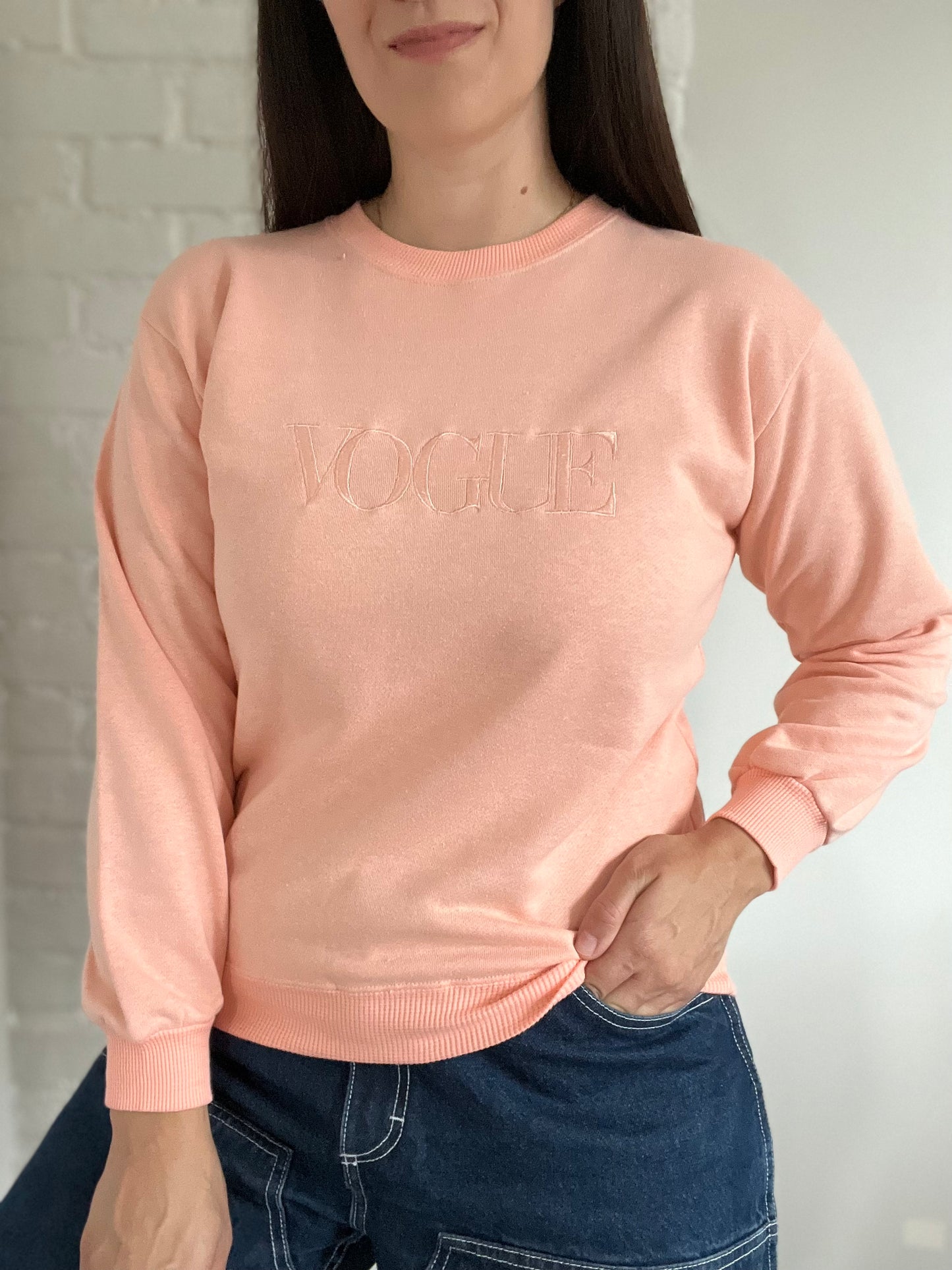 VOGUE Crewneck Sweater - Size S/M