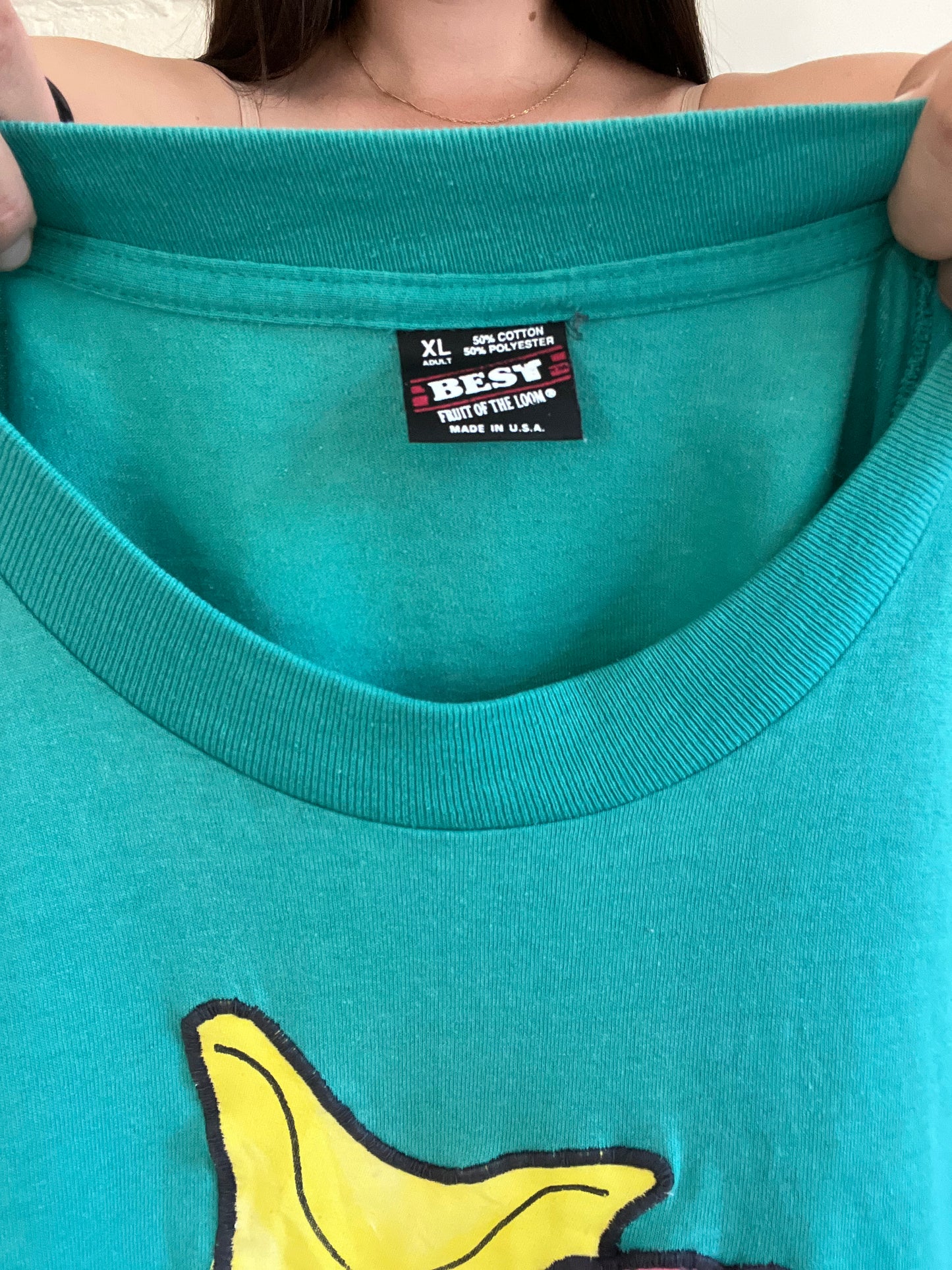 90s Seashells Vintage Tee - Size XL