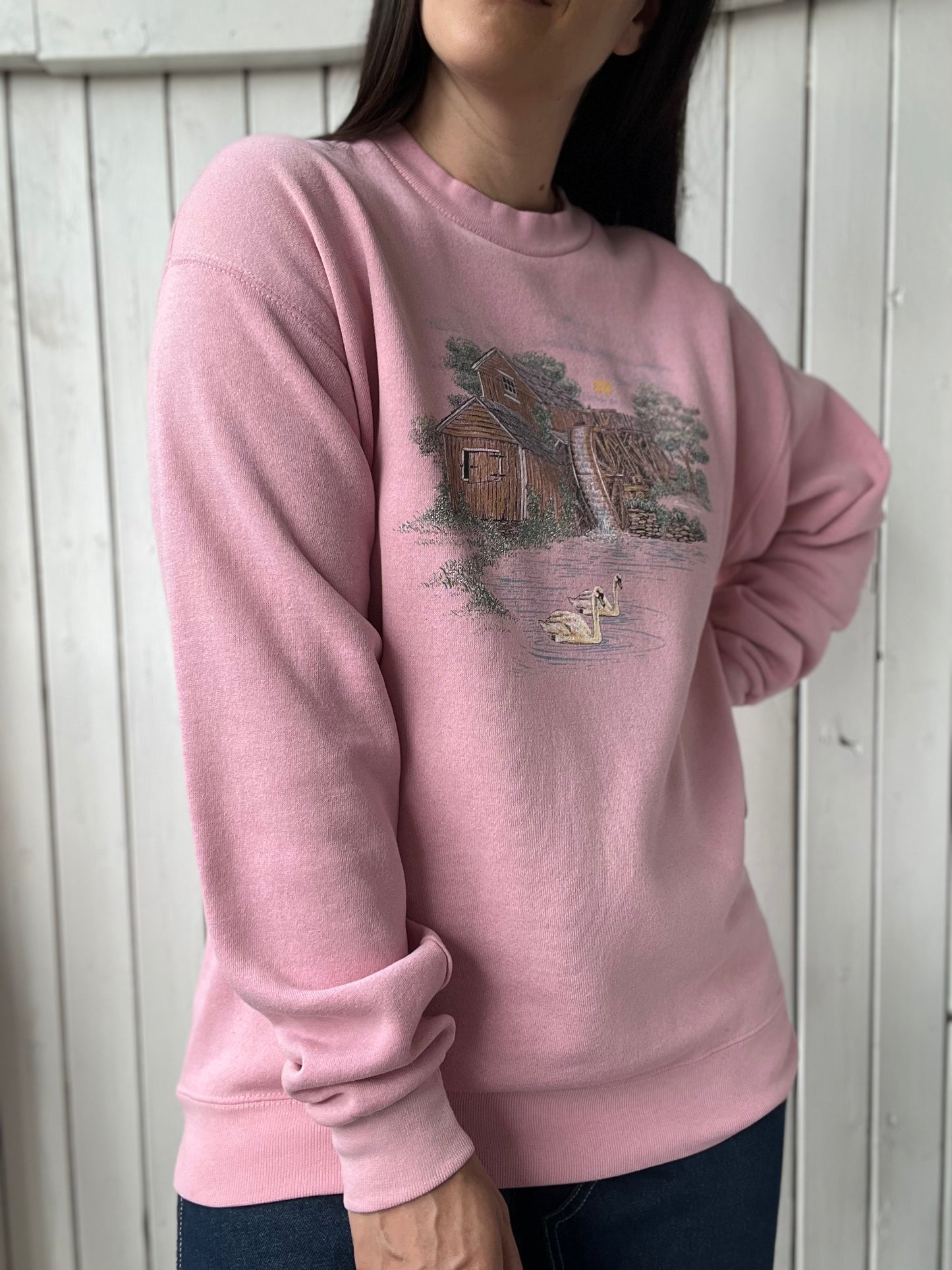 Swan Lake Pink Crewneck - Size XL