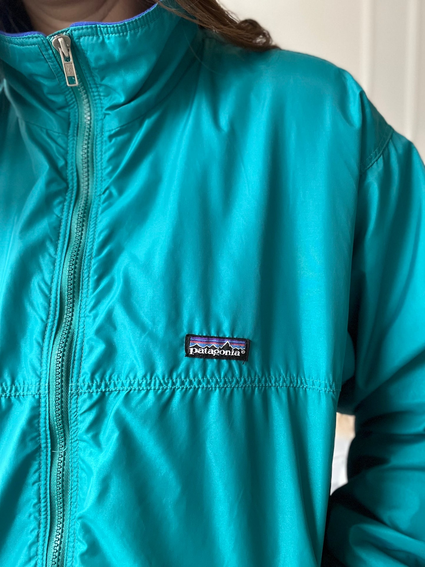 90s Patagonia Fleece Windbreaker - Size L