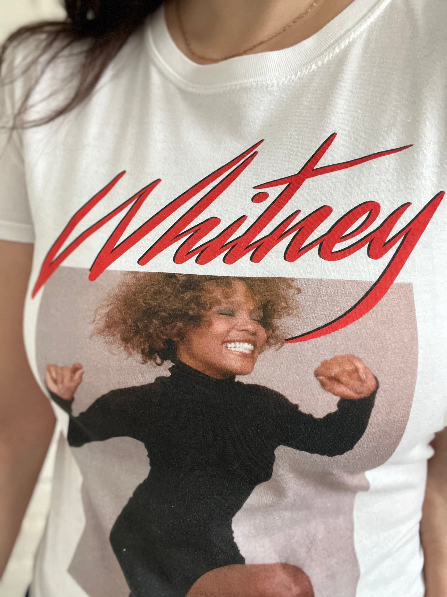 Whitney Houston Retro T-shirt  - Womens S