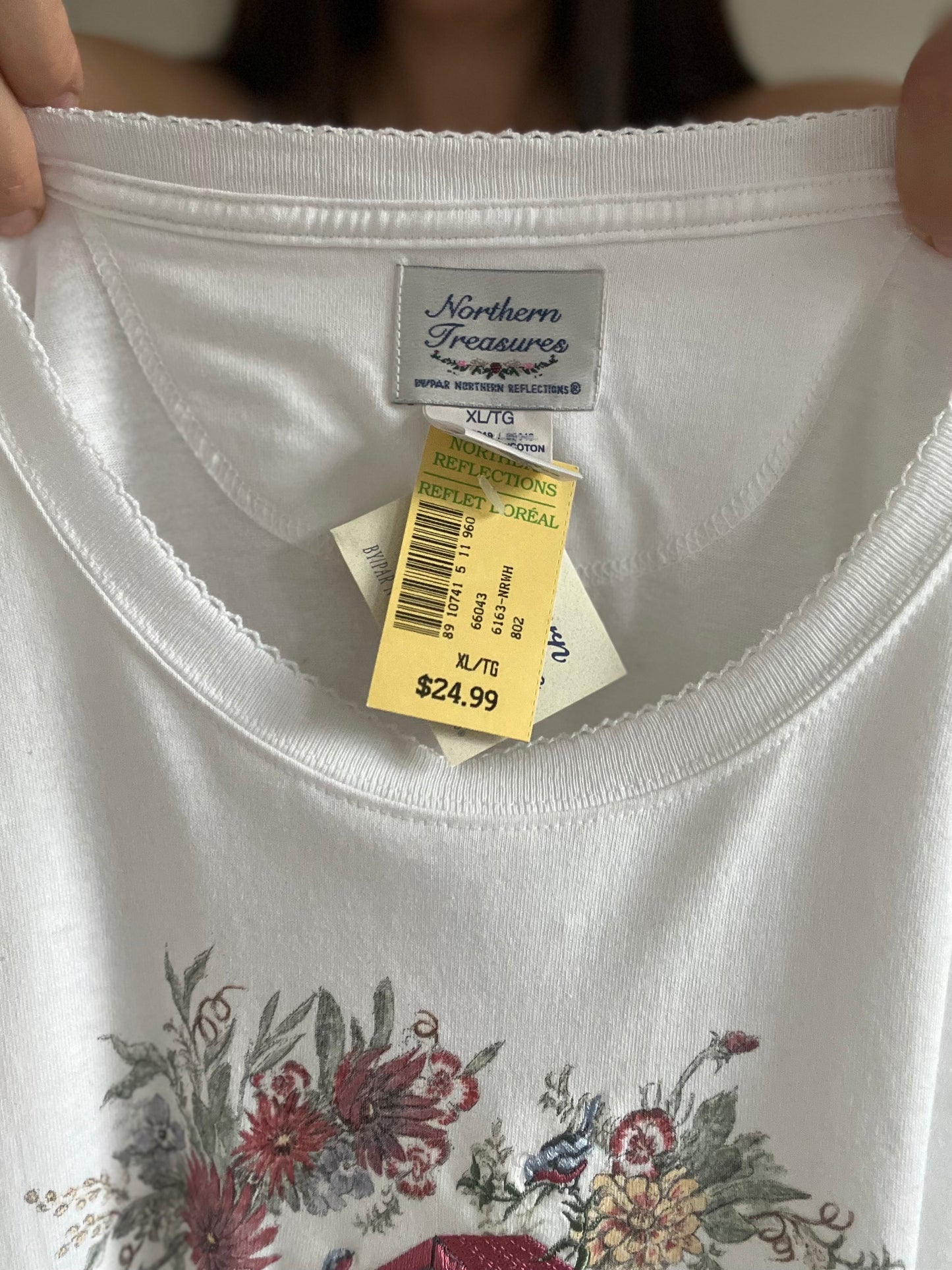 Northern Reflections Oversized T-Shirt - Size XL