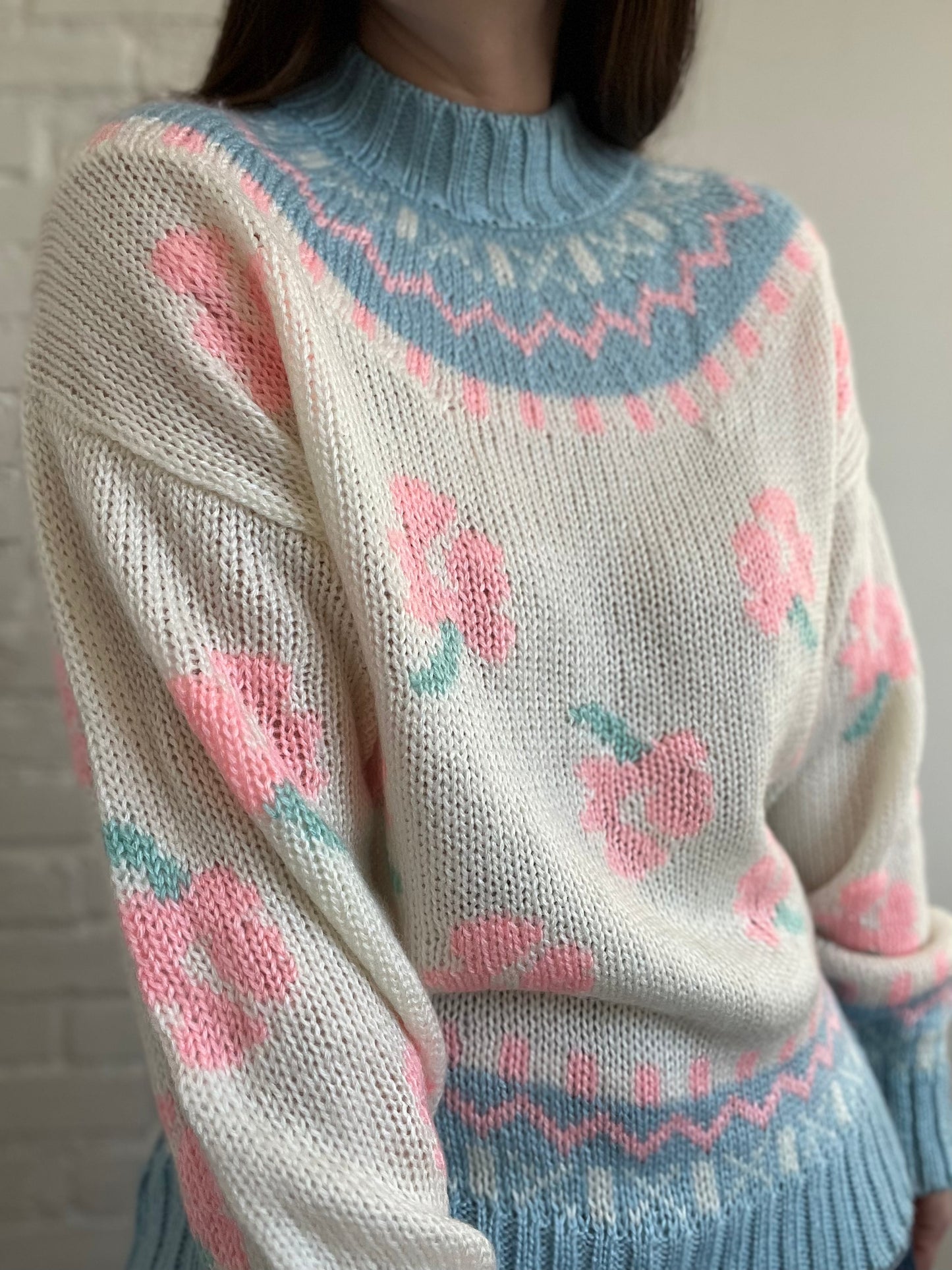 Après-Ski Cotton Candy Knit - L