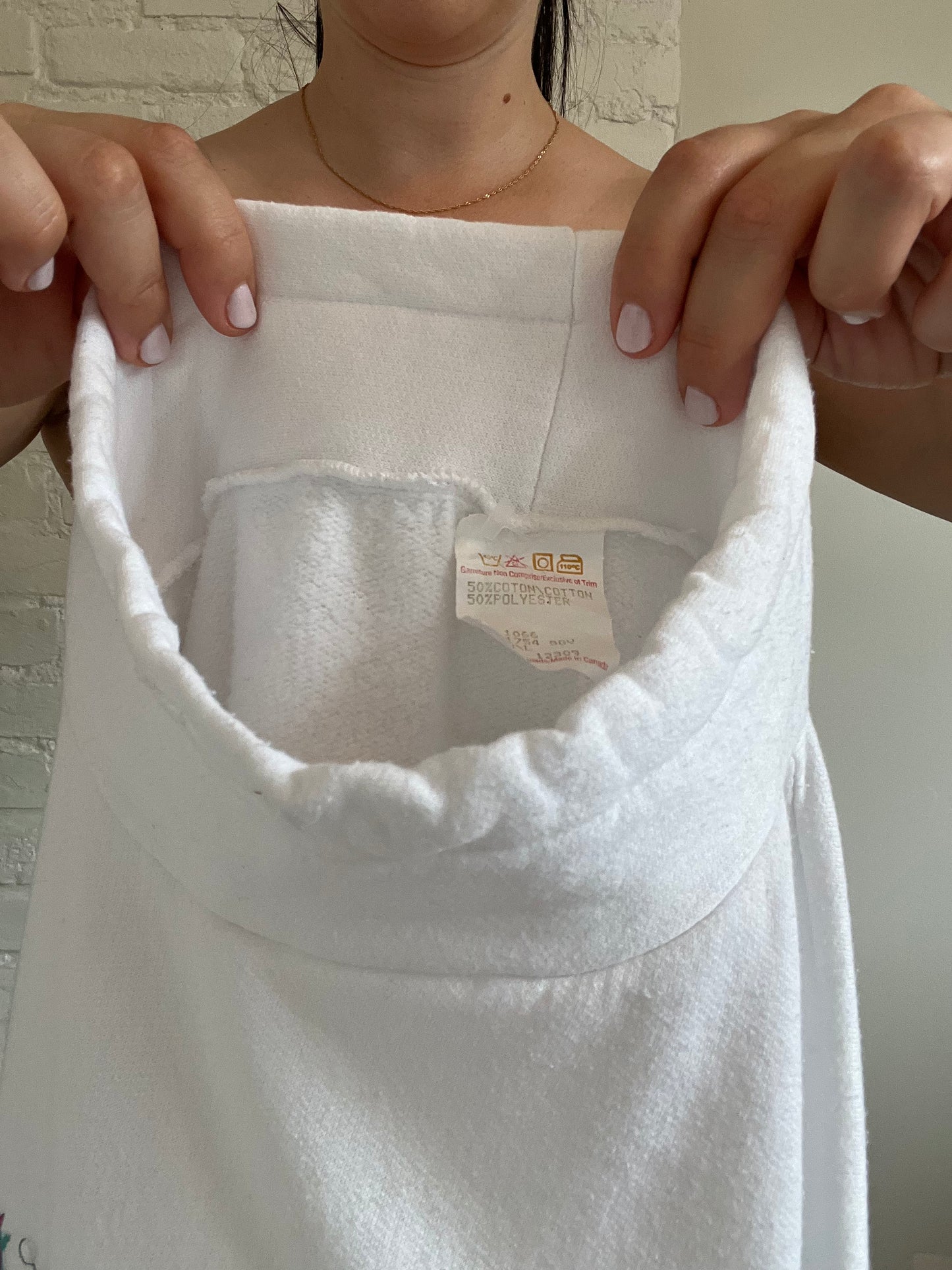 High Neck Floral Sweater - Size L