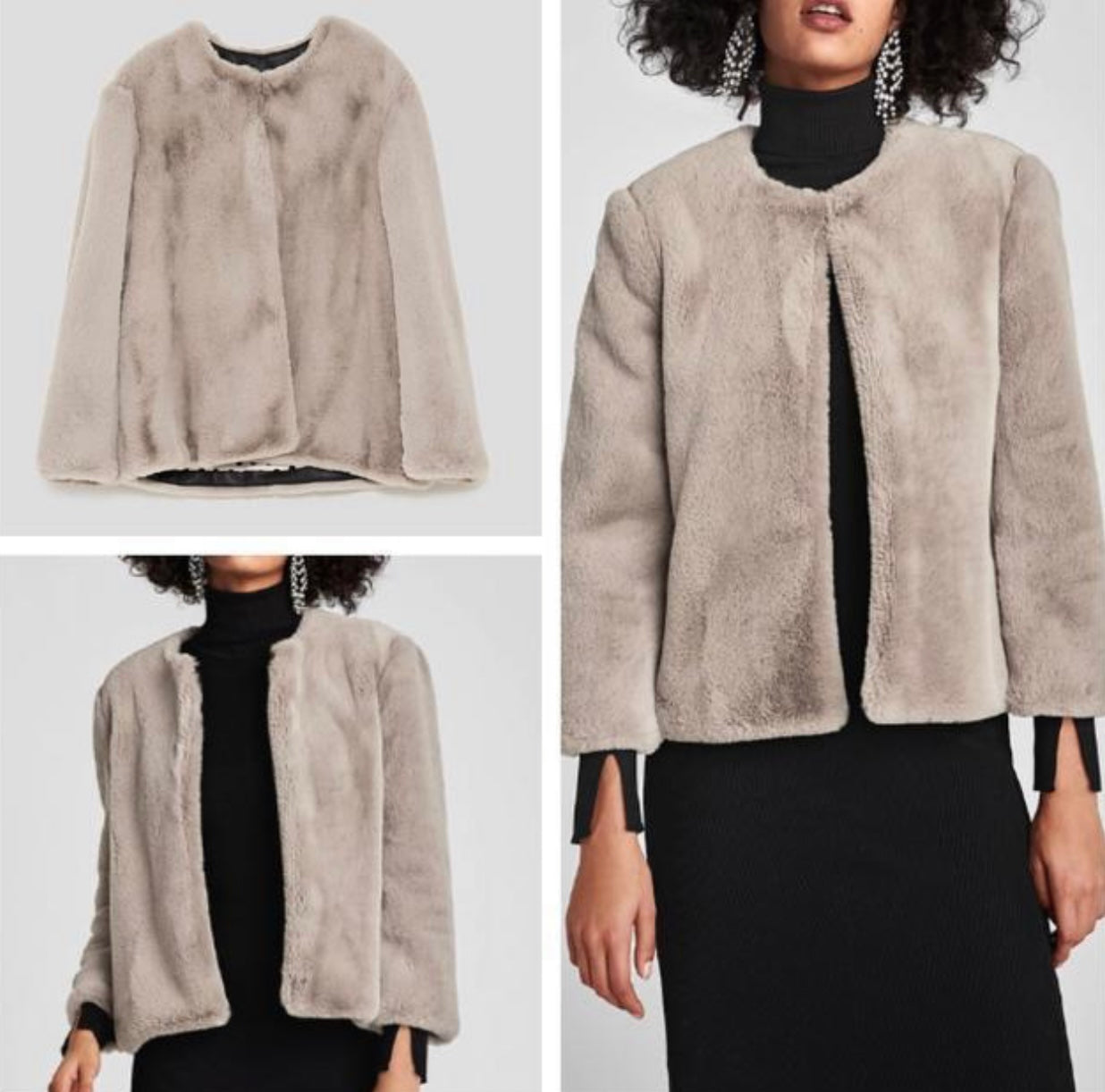 Buttery Soft Faux Fur Jacket - Size M