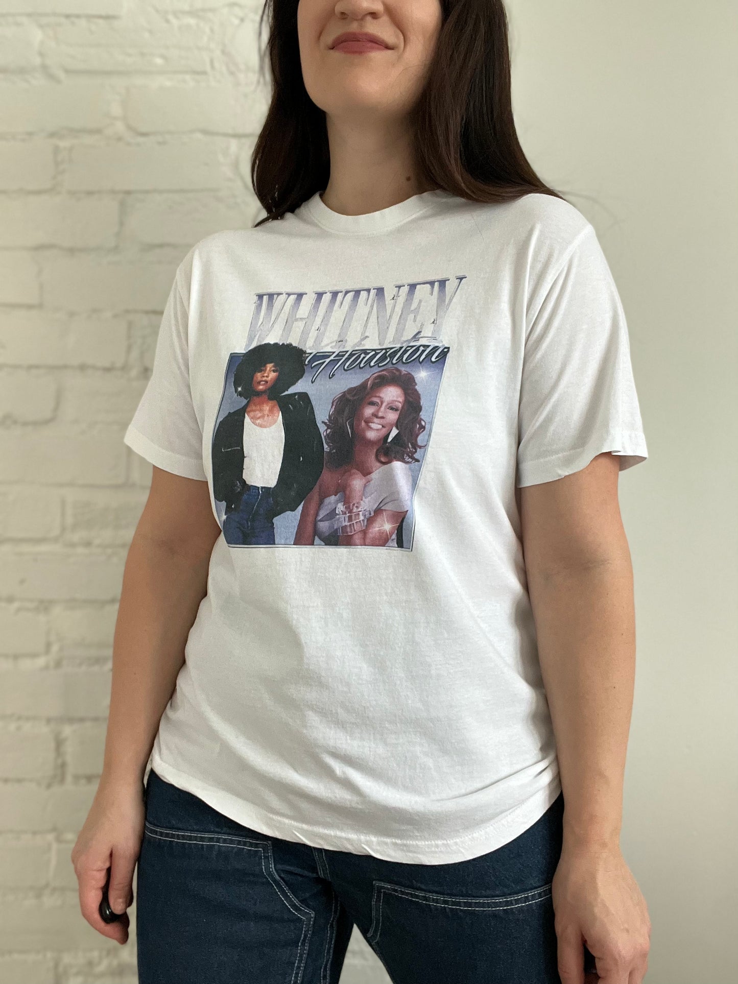 Whitney Houston Glamour T-shirt - Mens M