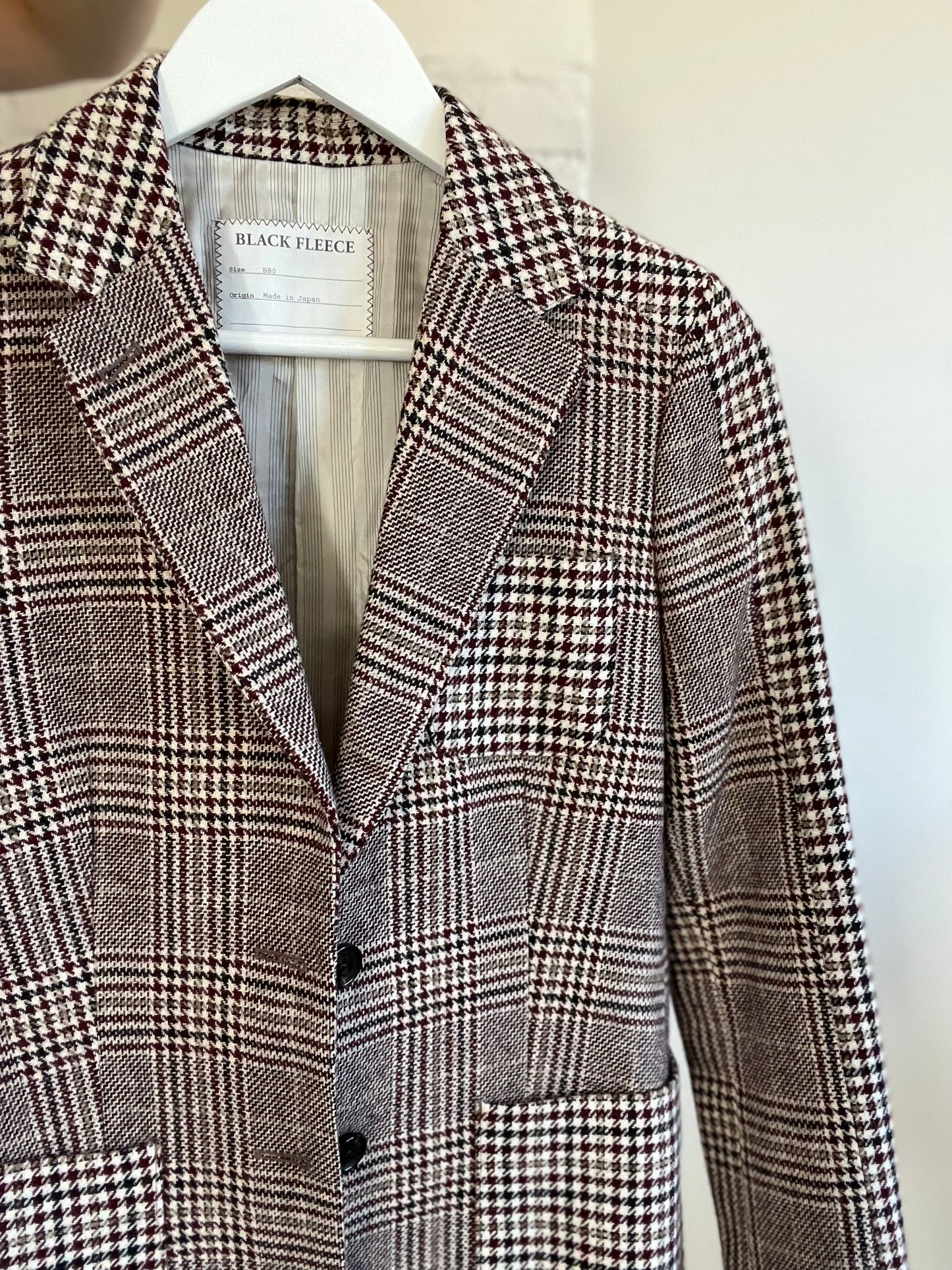 Made in Japan Plaid Blazer - Size S