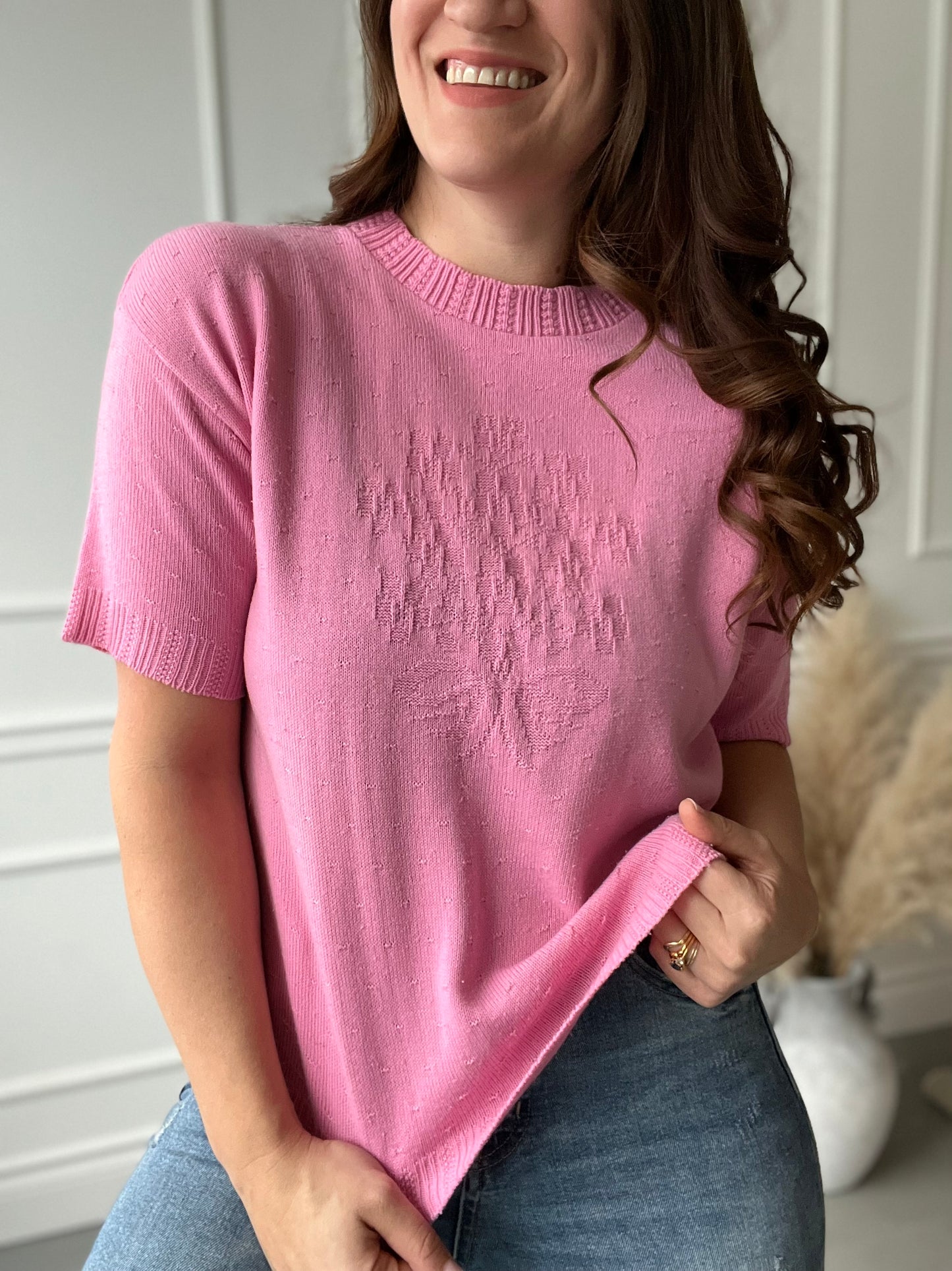 Bubblegum Country Knit  - Size L