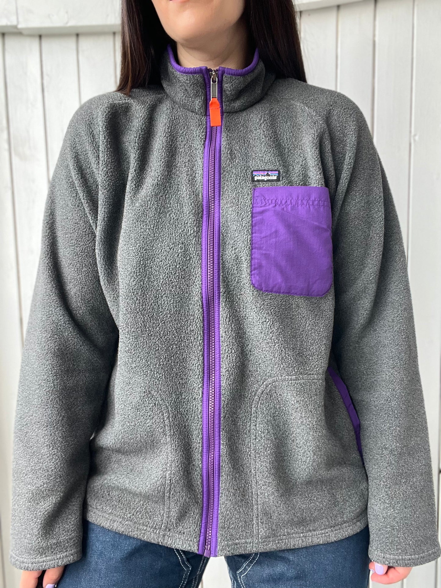 Patagonia Purple Zip Up - Size L