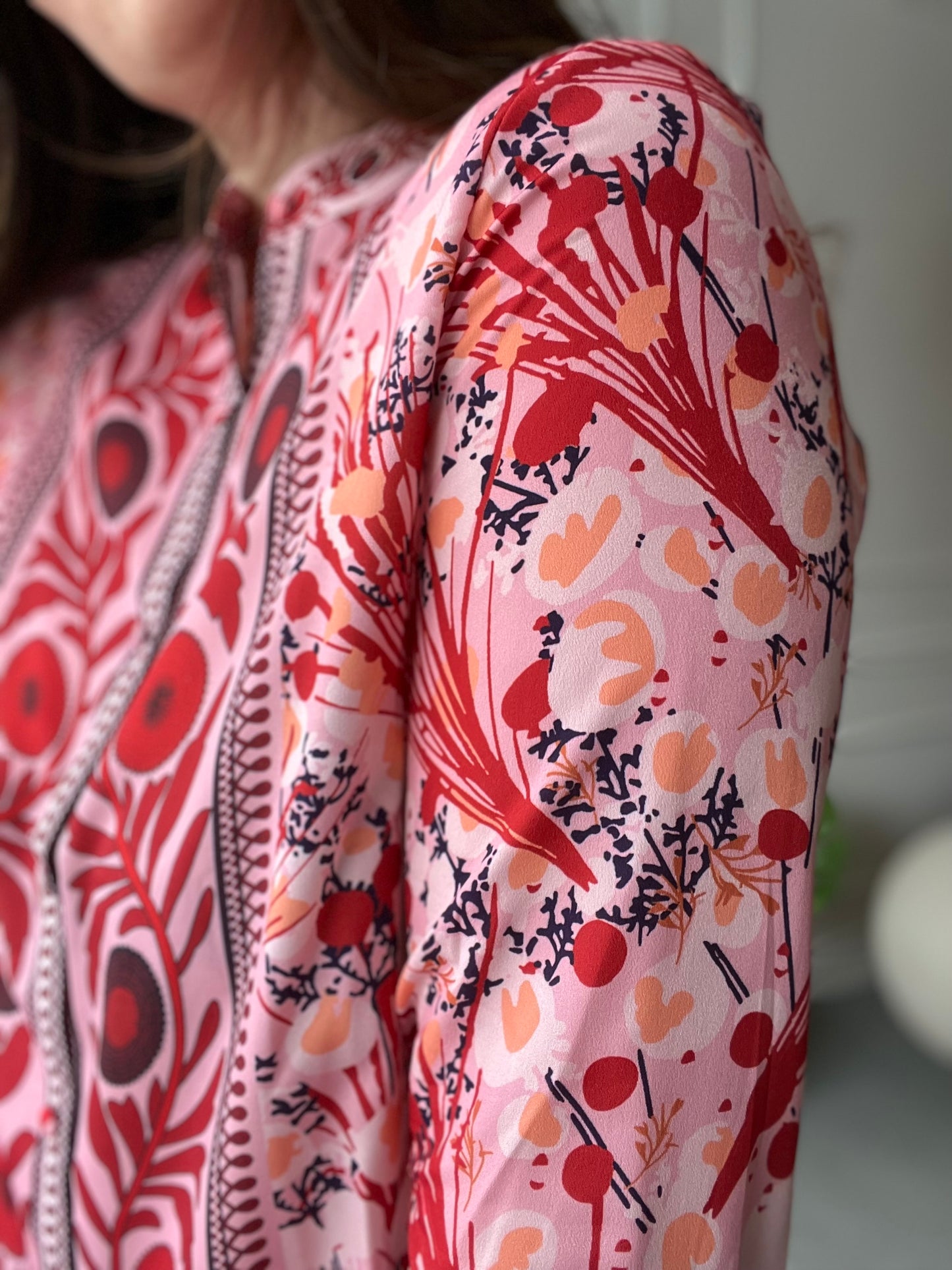 Abstract Love Blouse - Size M/L