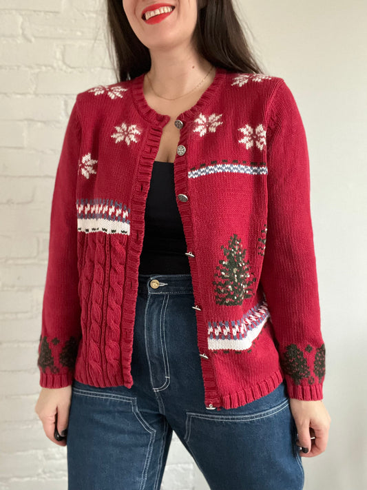 Vintage Northern Reflections Cardigan - M/L
