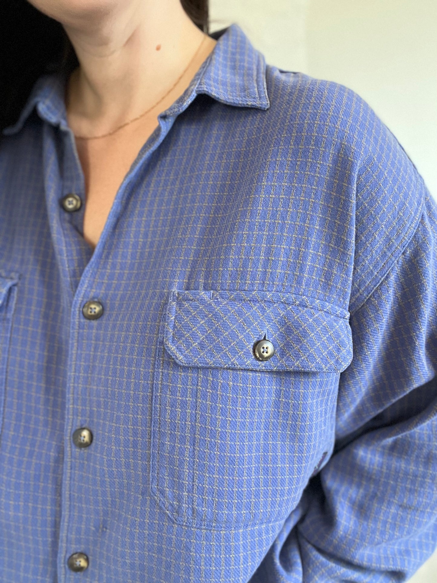 Patagonia Plaid Button-Up Shirt - Size Mens L