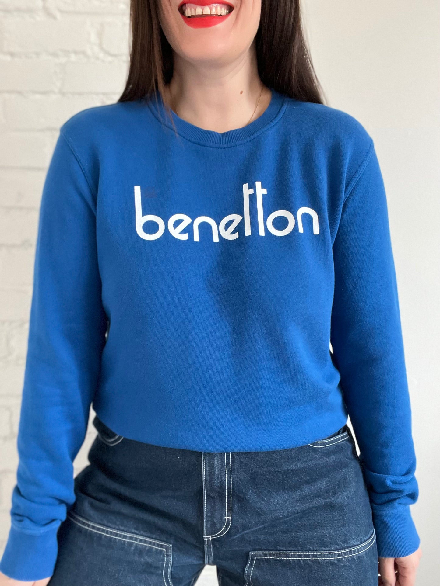 Royal Blue Benetton Sweater - M