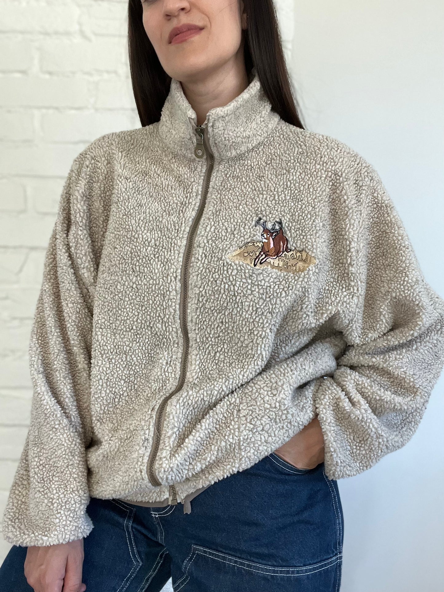 Moose Sherpa Zip Up - Size XL