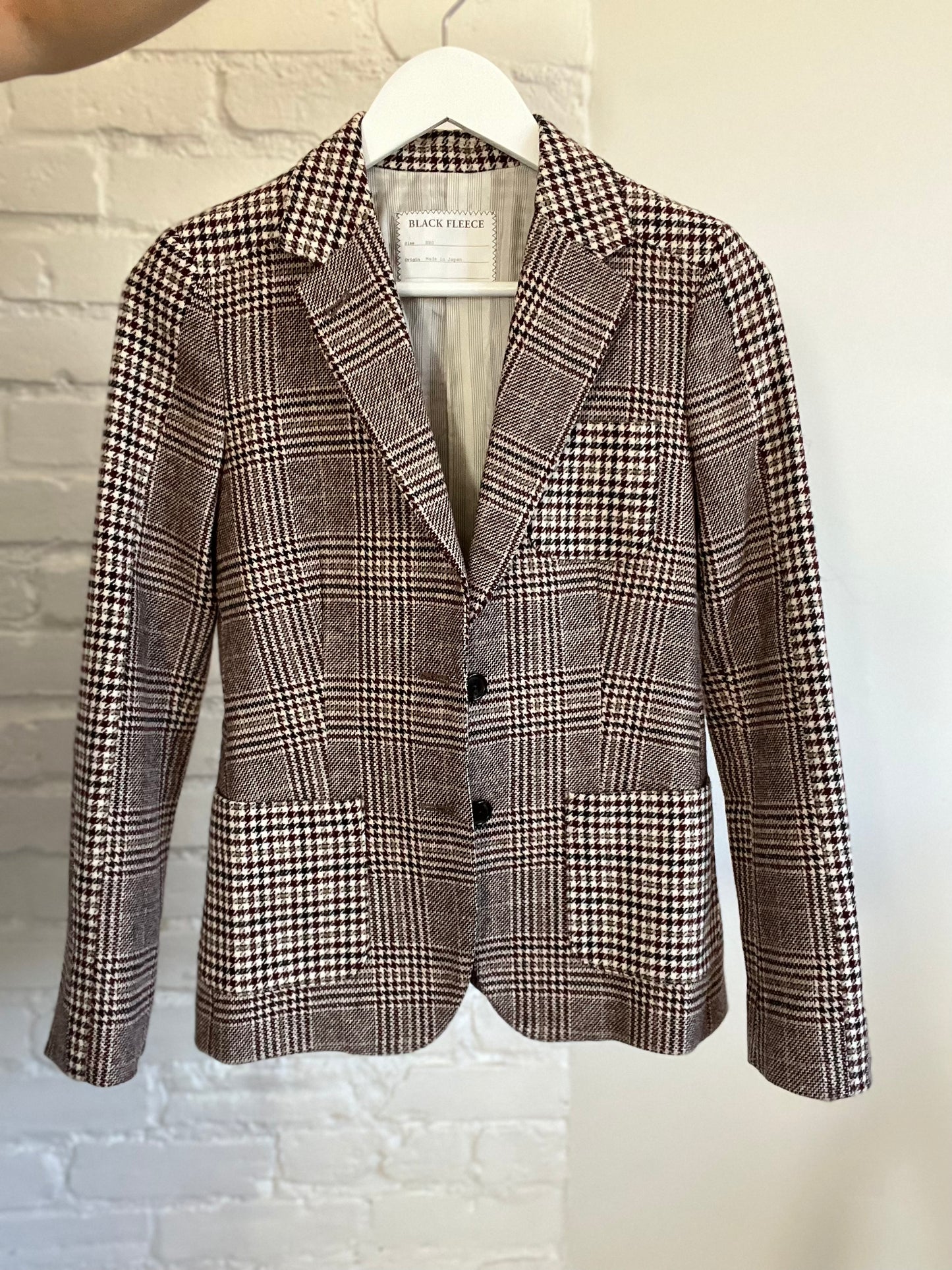 Made in Japan Plaid Blazer - Size S