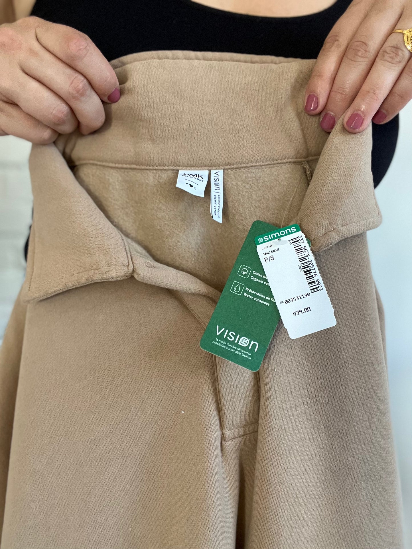 NEW Dark Beige Quarter Zip Sweater - Size S-L