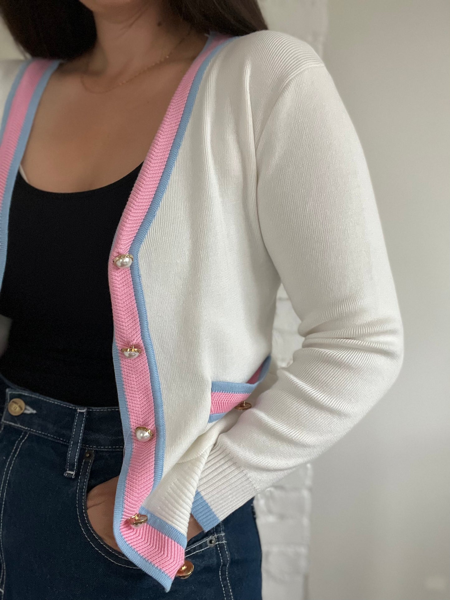 Cotton Candy Vintage Cardigan - Size M