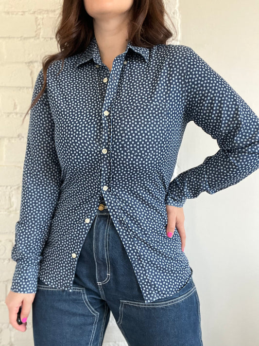 J Lindeberg Button-Up Floral Shirt - S