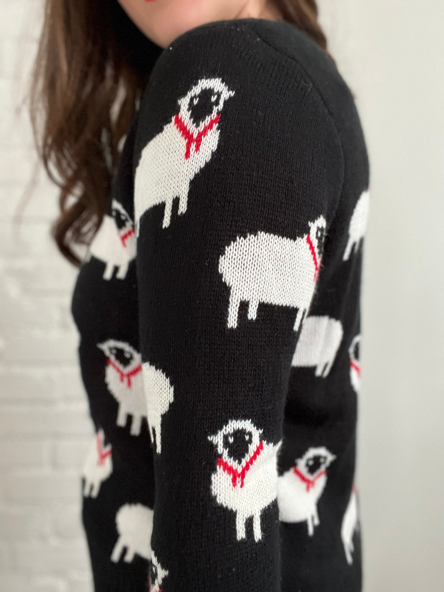 Sheep Knit Sweater - S/M