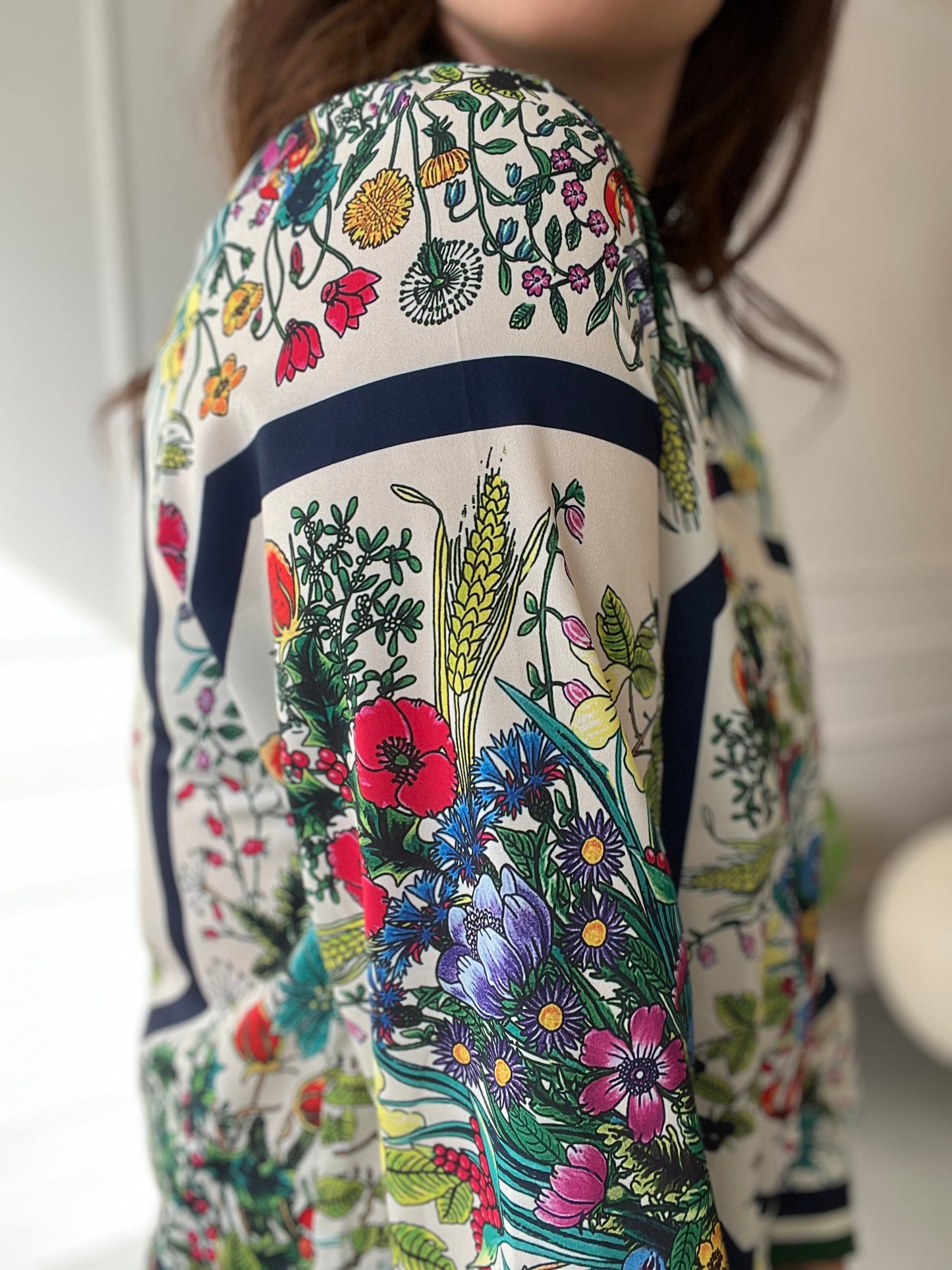 Garden Floral Button Up - Size L