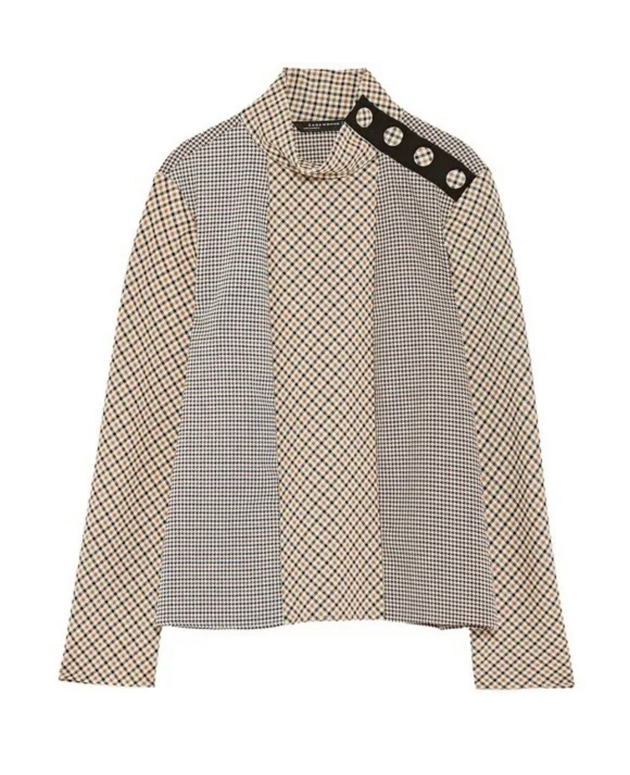 Regal Plaid Dress Shirt - Size L