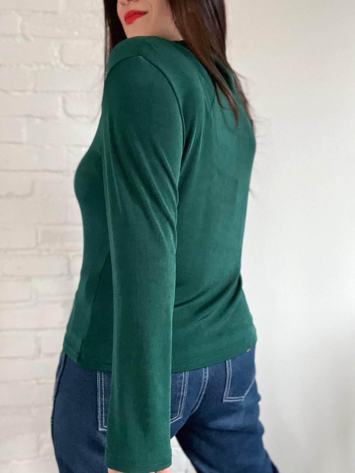 Forest Green Stretchy Top - XL/XXL