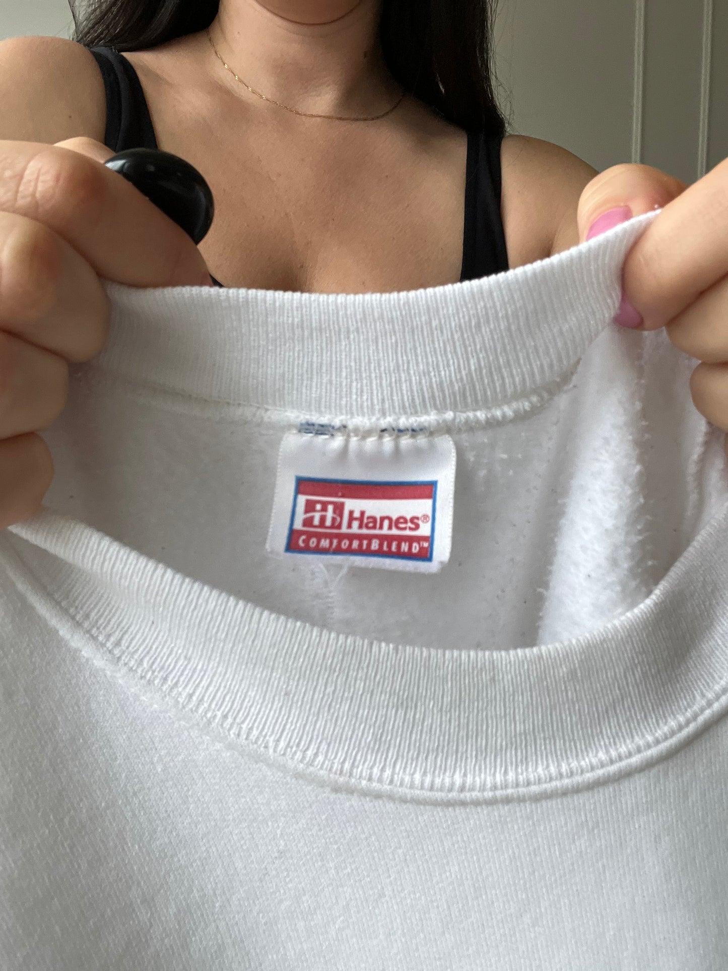 White Miami Wave Sweater - Size M