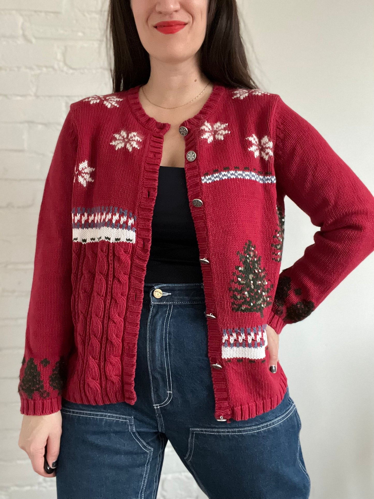 Vintage Northern Reflections Cardigan - M/L