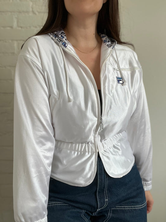 Iridescent Fila Zip Up Jacket  - S