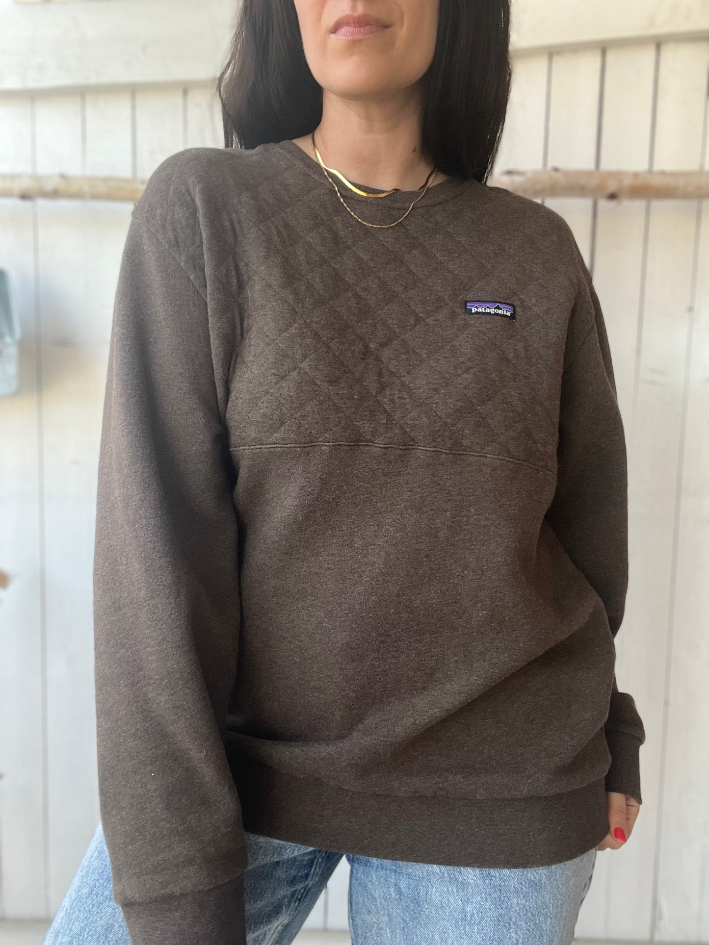 Quilted Patagonia Crewneck  - Size XL