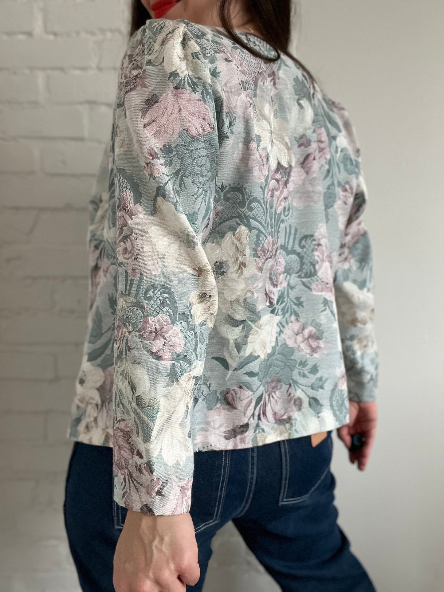 Lightweight Floral Blazer - M