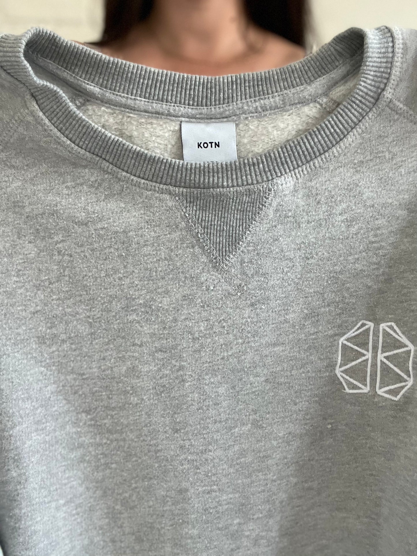 KOTN Grey Essential Sweatshirt - M
