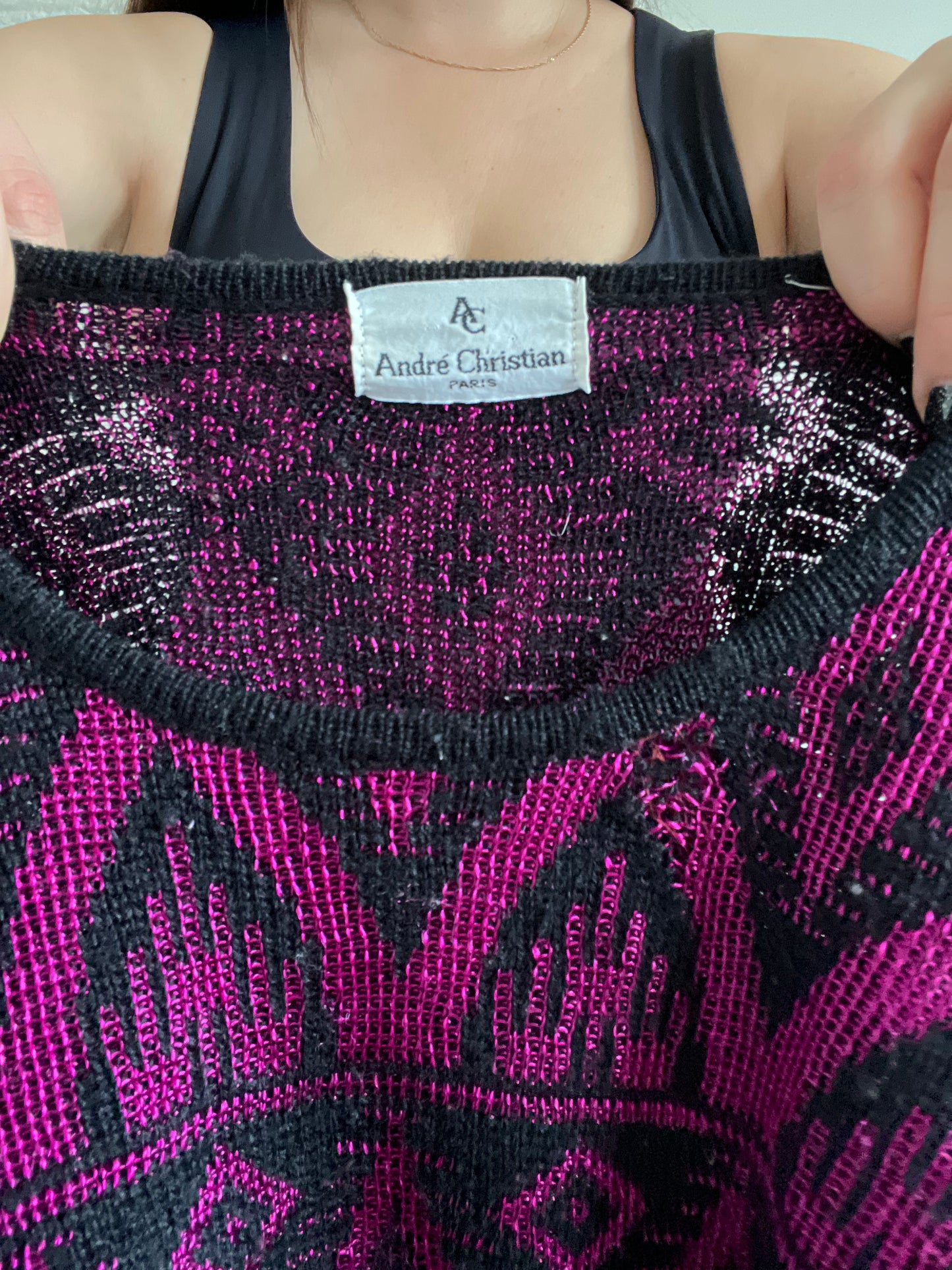 Holiday Barbie Knit Sweater - M