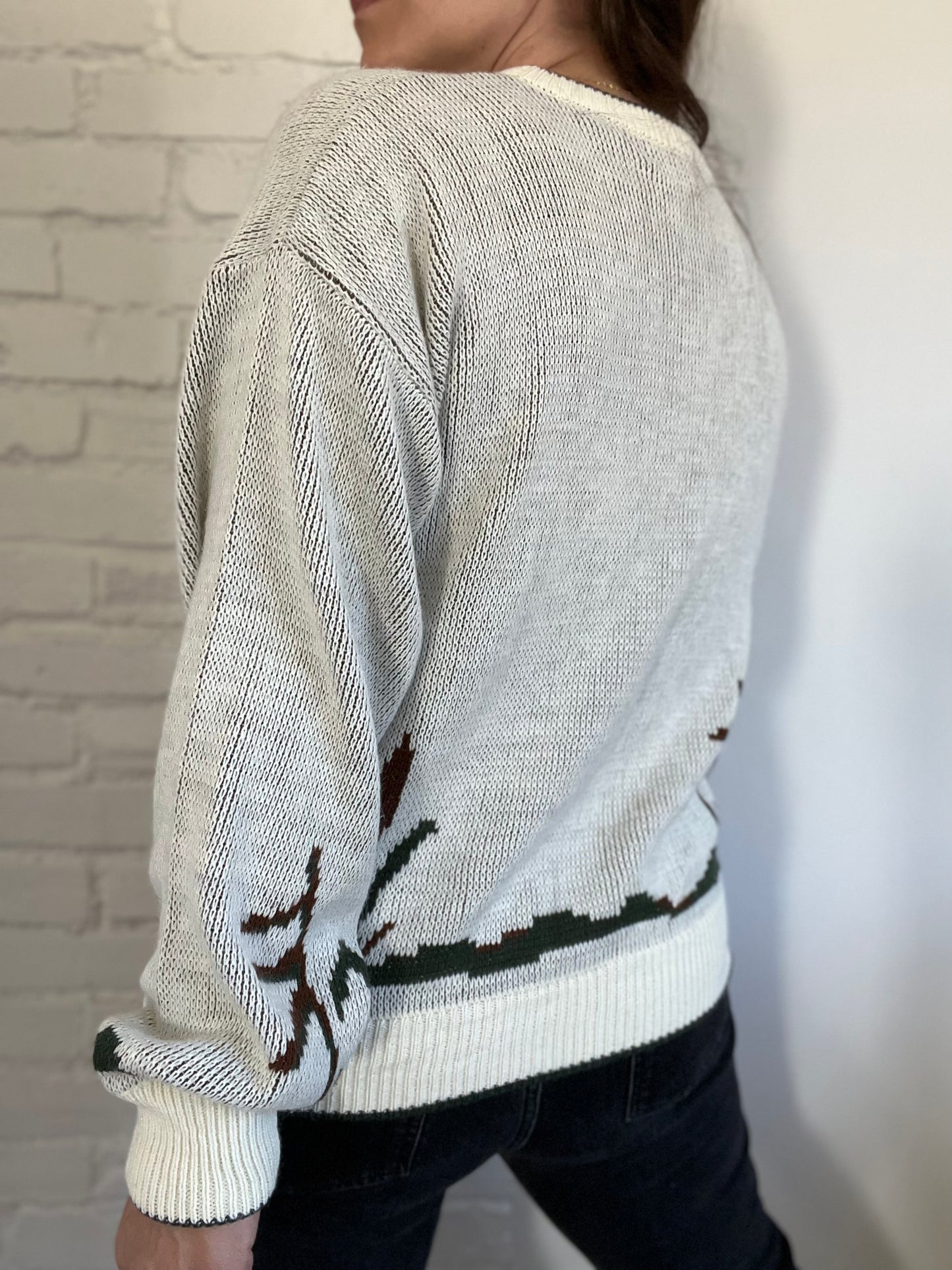 Flying Duck Knit Sweater - Size L/XL