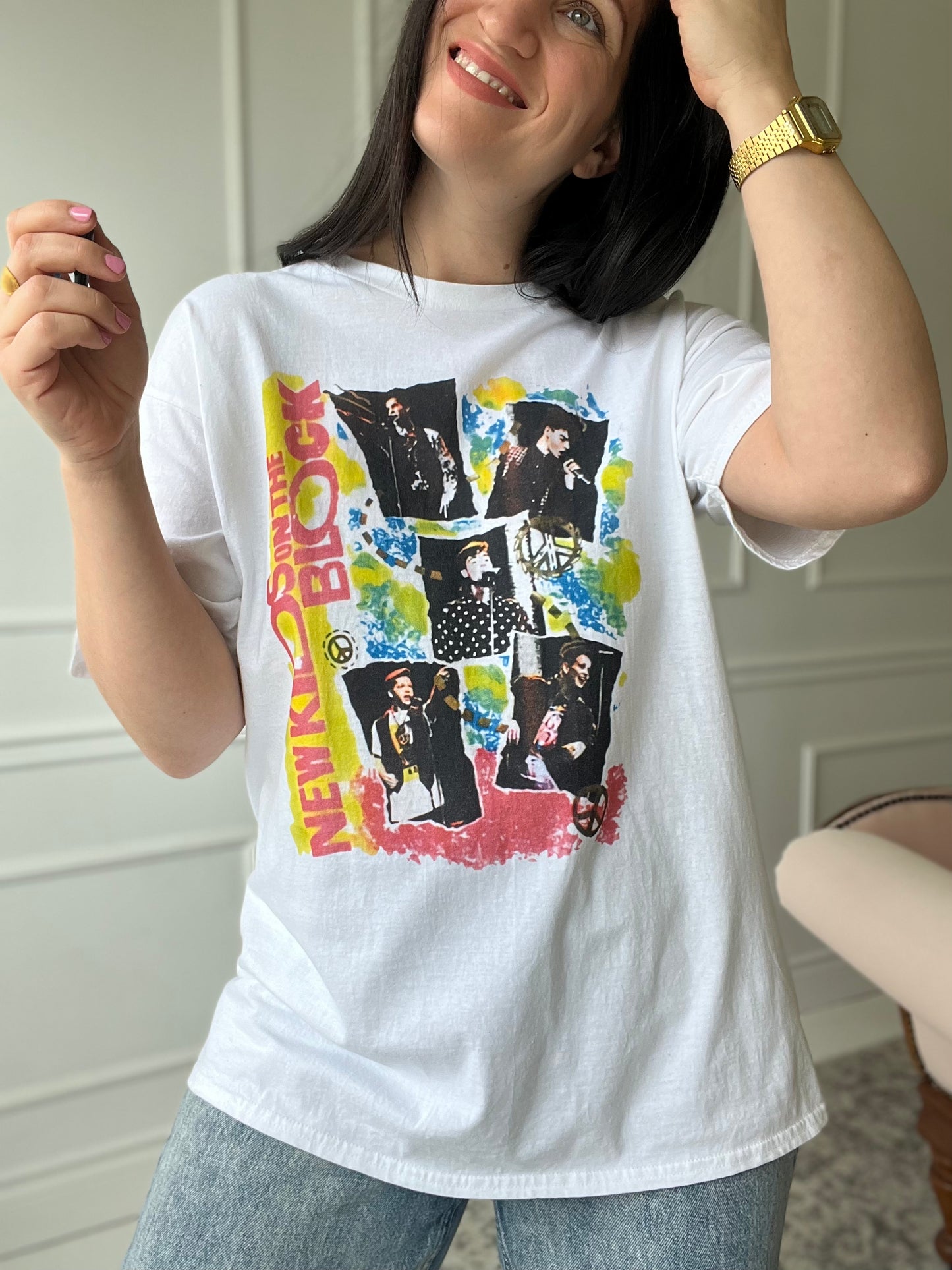 80s New Kids On the Block Tee - Size Mens XL