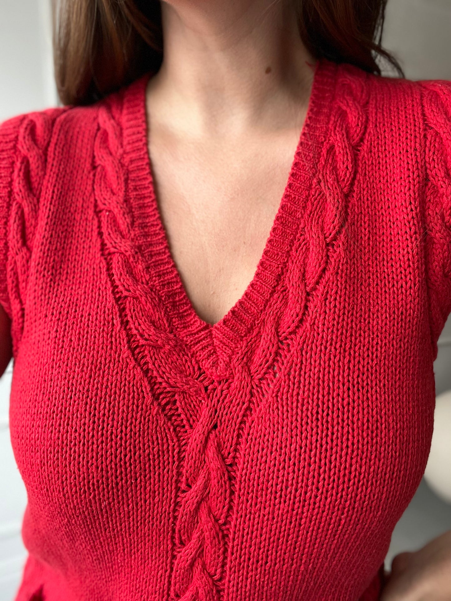 Sleeveless Nautical Knit - Size M