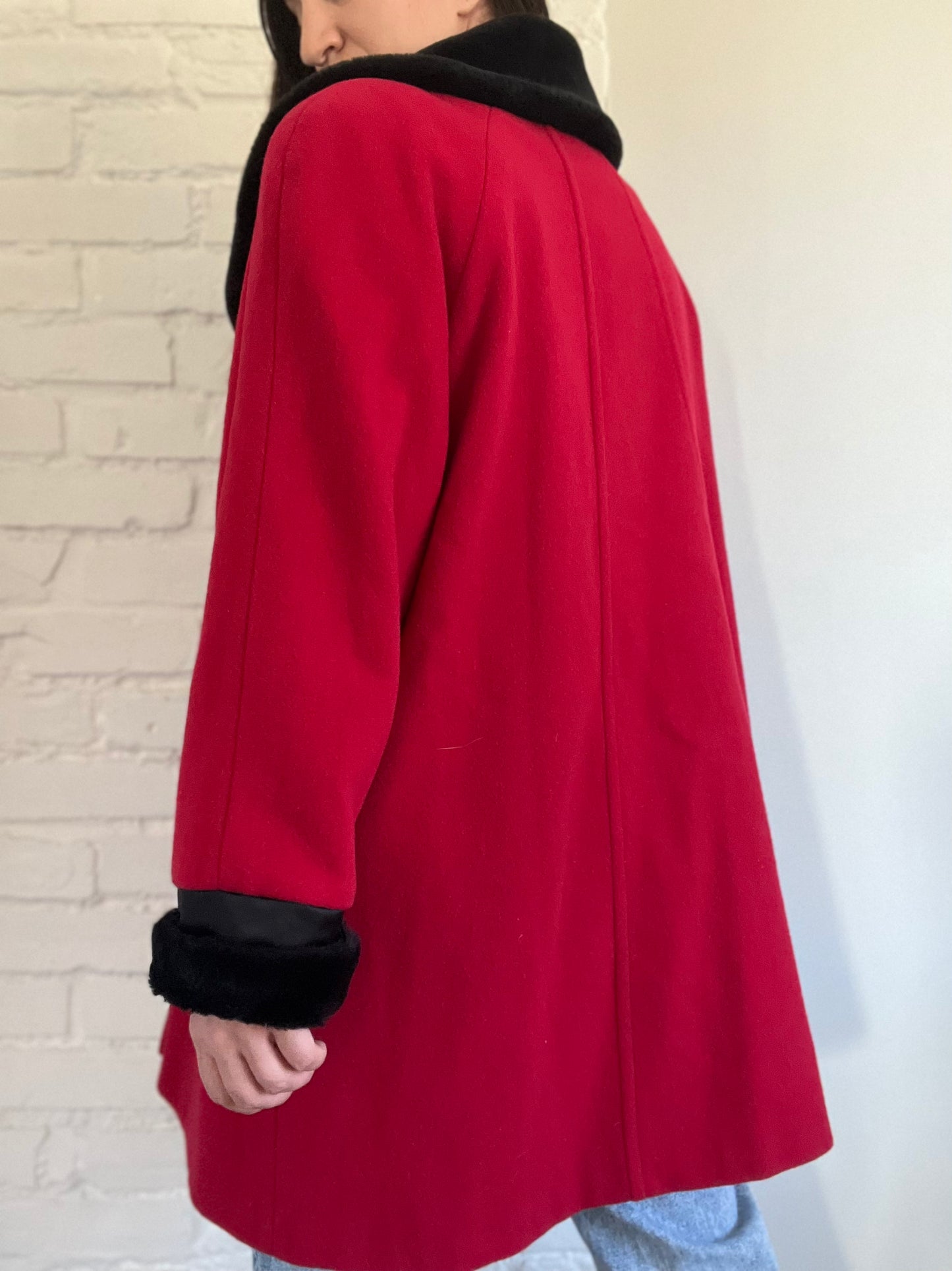 Bright Poppy Swing Jacket - Size L