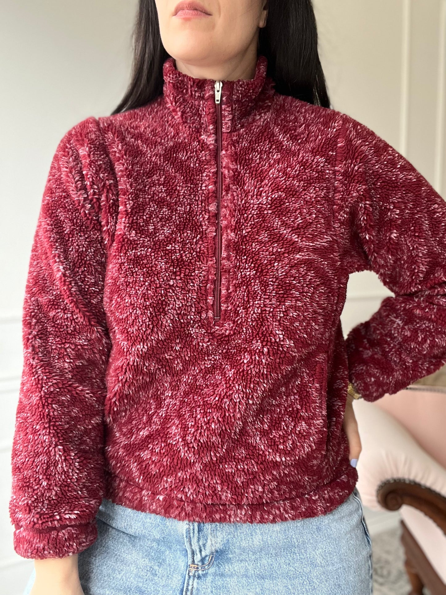 Vintage Patagonia Teddy Sherpa Pullover - Size S