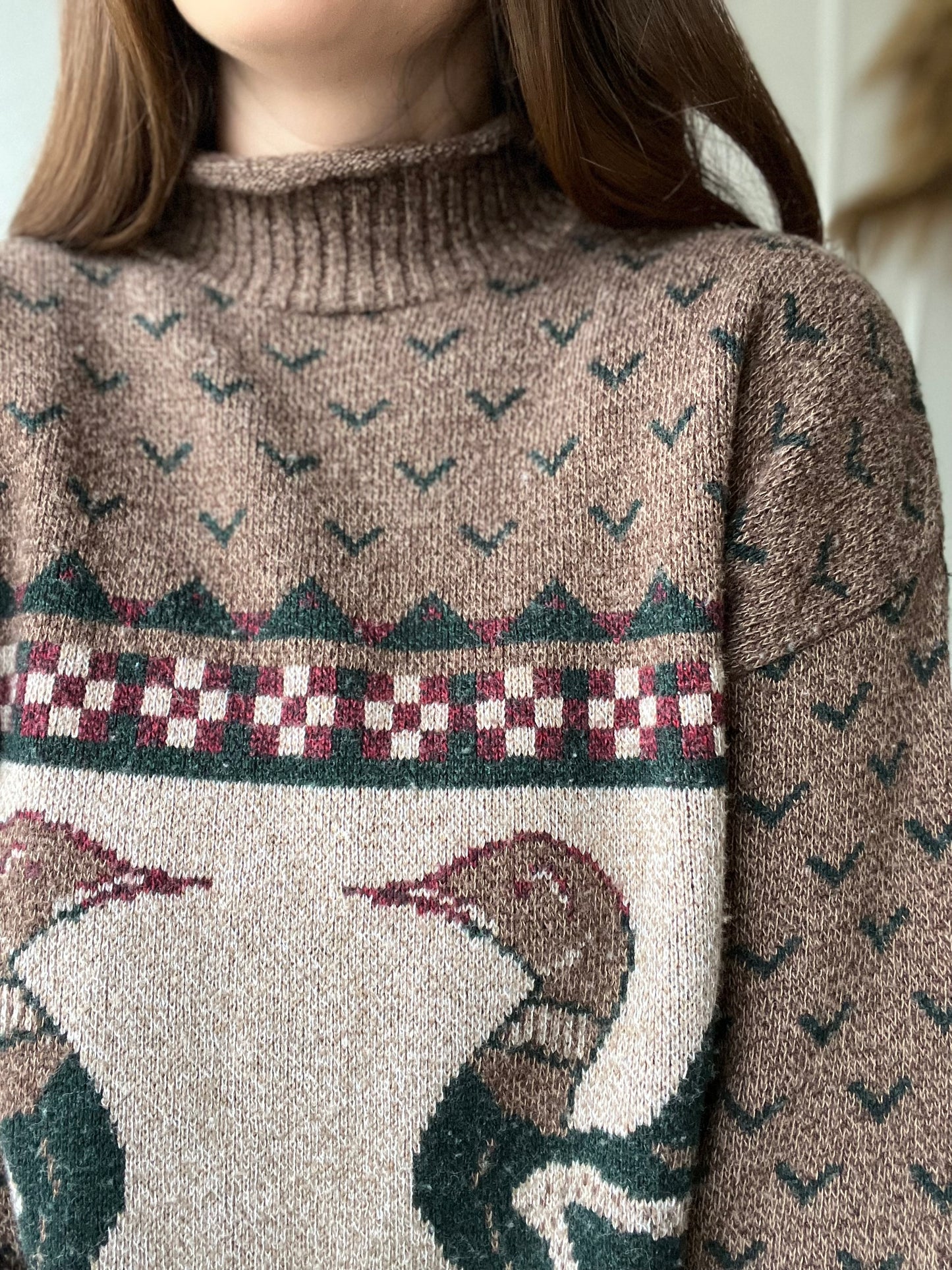 Dad Loon Knit Sweater - Size XL