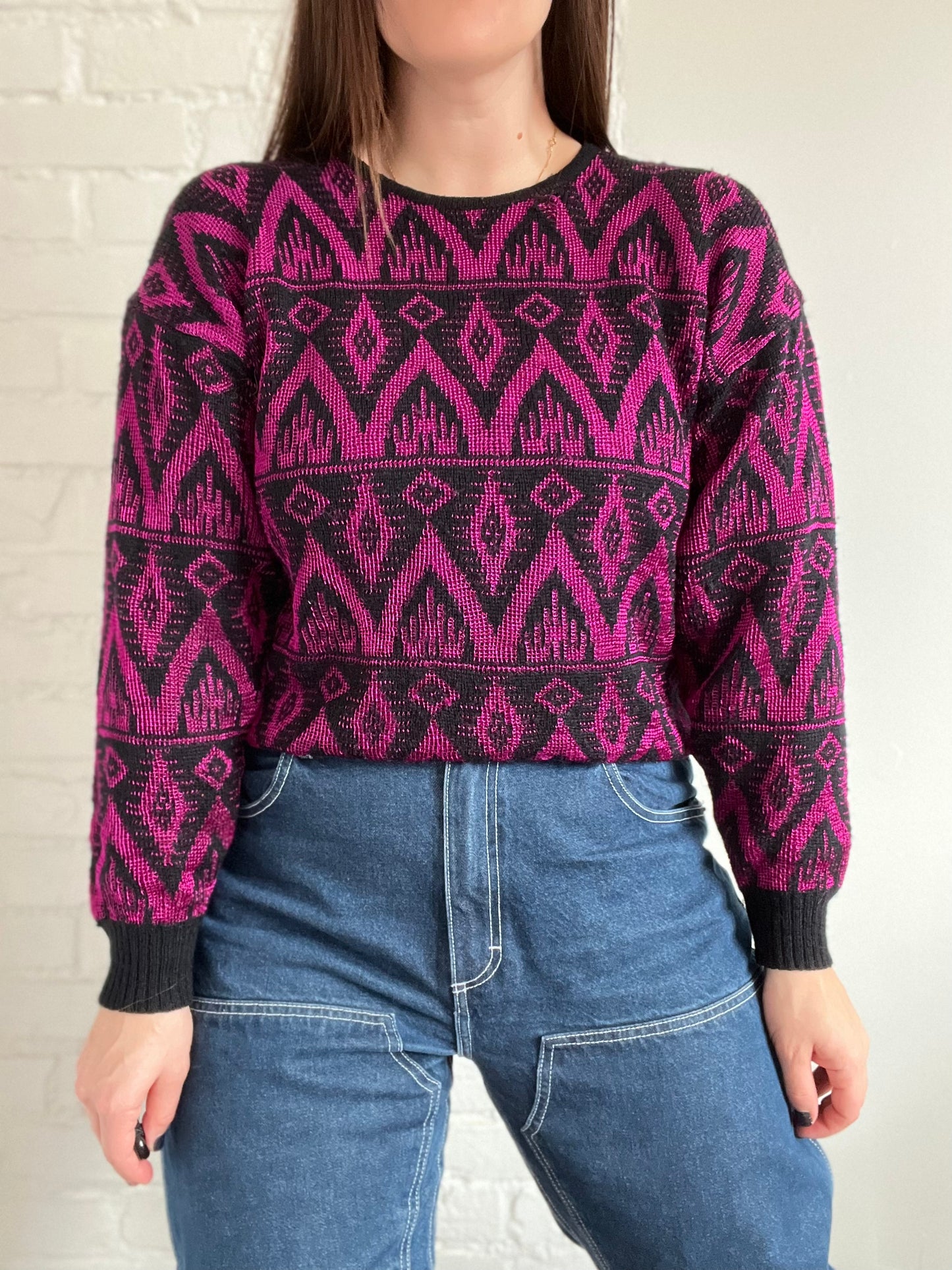 Holiday Barbie Knit Sweater - M