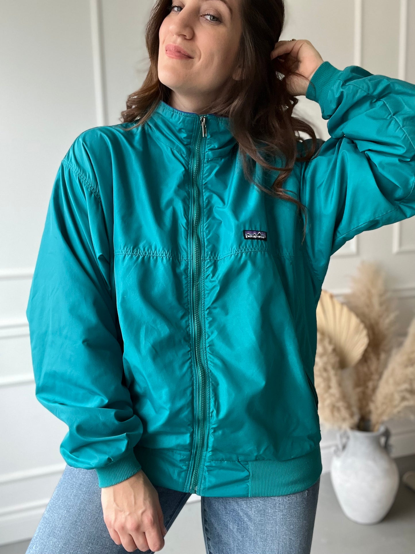 90s Patagonia Fleece Windbreaker - Size L