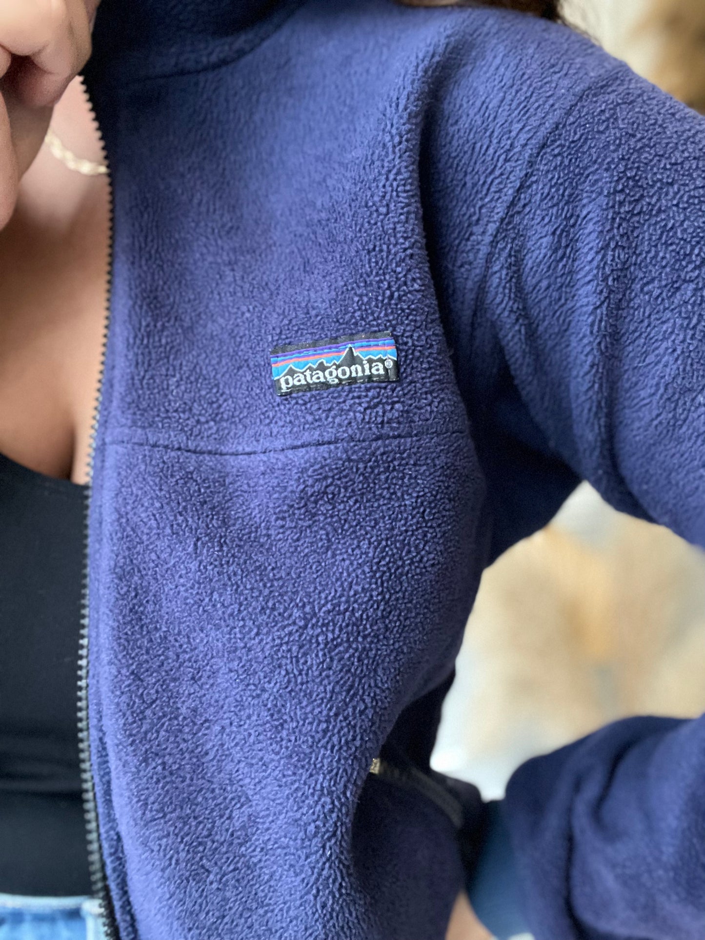 Vintage Patagonia Fleece Zip - Size S/M